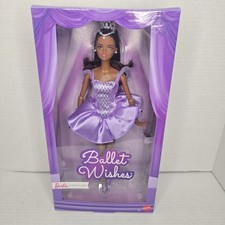Mattel Purple African American Odile Barbie Signature Ballet Wishes Doll JJX76 N
