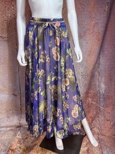 NWOT Spring/Summer Floral Print Midi Skirt in Purple