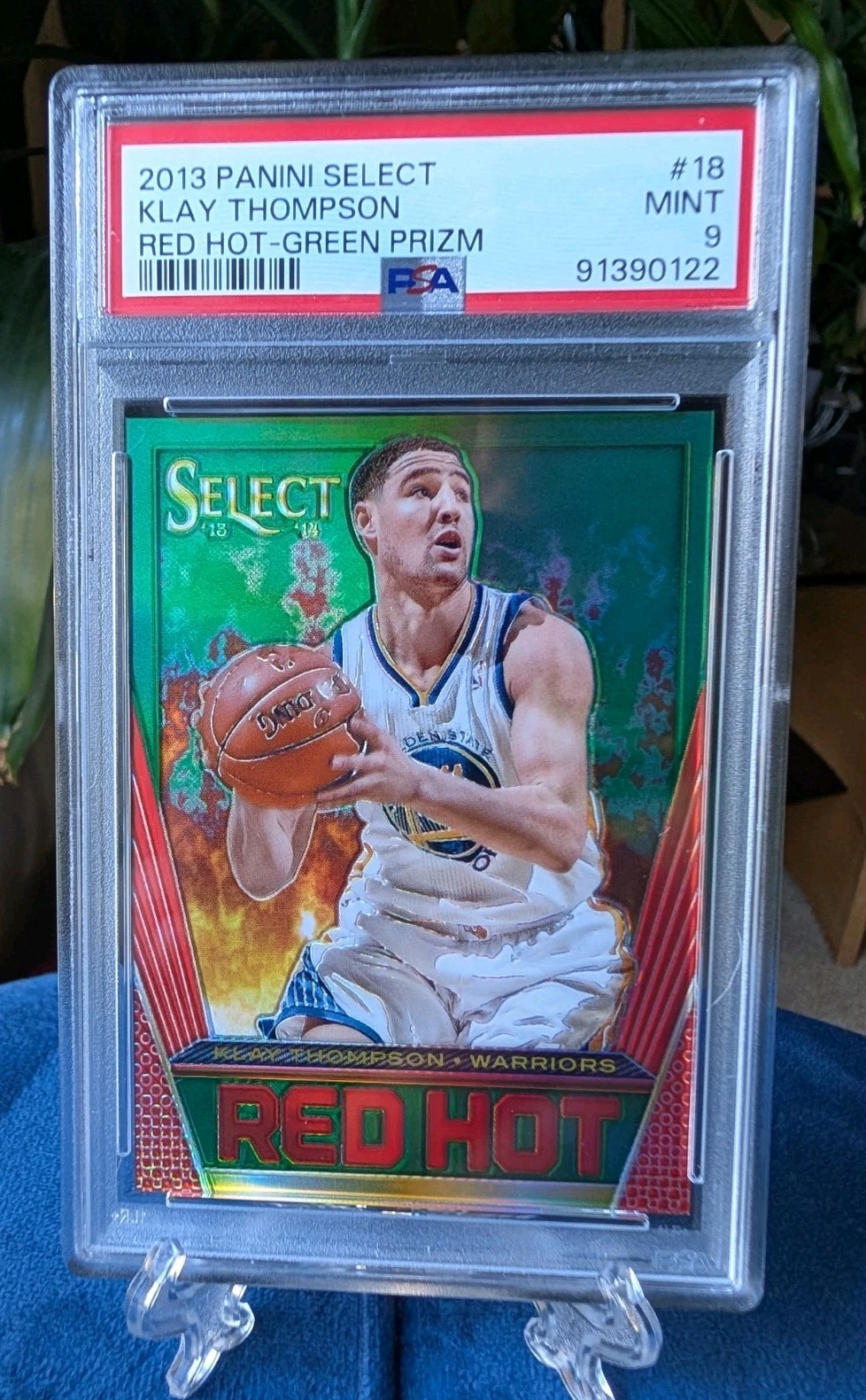 Klay Thompson 2013 Select #18 Red Hot - Green -   /5 ! 🔥