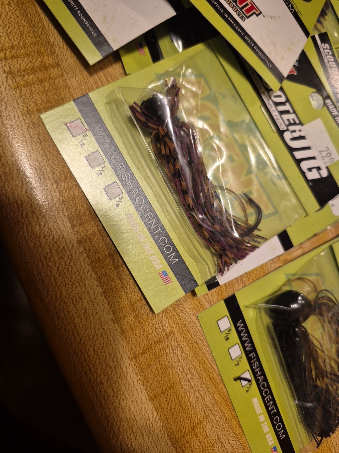 ACCENT FISHING * SCOOTER WOBBLE HEAD JIG LOT * NEW ( 72 ) - Image 10