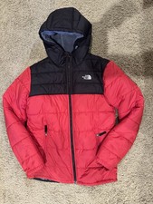 The North Face Jacket Boys XL 18-20 Reversible Mount Chimbo Sherpa Coat Red