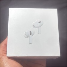 Apple AirPods Pro 2nd Gen White ANC Bluetooth In-Ear MagSafe USB-C Case