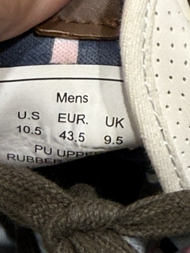 Ben Sherman Madison Ox Mens Canvas Sneakers Shoes 10.5 Cream Preppy Casual - Picture 6 of 11