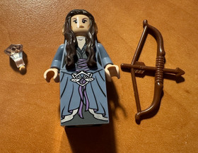 Lego Arwen Minifigure lor060 Lord of the Rings Set 79006 Council Elrond & bow