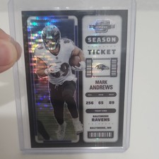 Panini 2022 Contenders Optic Mark Andrews Season Ticket Black Pulsar Prizm /5