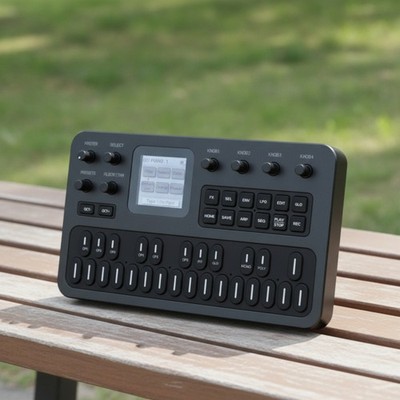 Frequenzmodulations-Synthesizer tragbar MIDI-Keyboard mit Lautsprecher