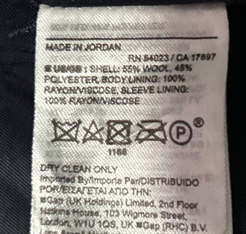 Neu mit Etikett! Banana Republic Kapitänsblazer klassisch marine Jacke Goldknöpfe Größe 4 - Bild 20 von 20