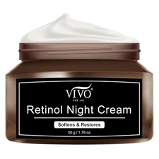 Vivo Per Lei Retinol Night Cream - Retinol Cream for Face - 1.76 Fl oz.