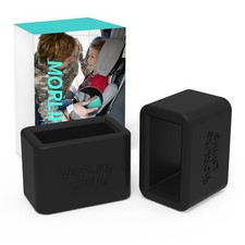 Morlike Silicone Belt Buckle Holder Black, 2 Pack Black