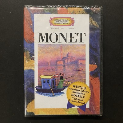 Getting To Know Monet by Mike Venezia (DVD) Sealed