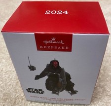 2024 Hallmark Star Wars Phantom Menace DARTH MAUL & SITH PROBE DROID Ornament