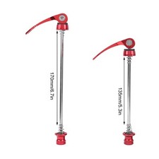 ZZ1 2Pcs Bicycle Wheel Hub Skewers Mountain Bike Road Bike Axle Quickease IDM