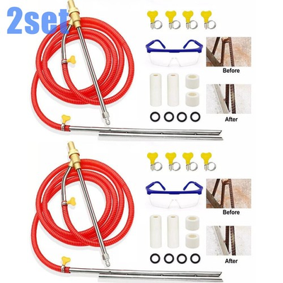 #ad 2Pcs 5000 PSI Sandblasting Kit for Pressure Washer Sand Blaster Attachment Power $49.98