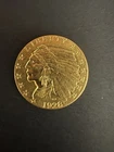 1928 US $2-1/2 Gold Indian Head Coin Quarter Eagle