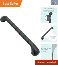 Slip-Resistant Grab Rail - 45.7cm Compact Safety Handle for Bathroom & Outdoors
