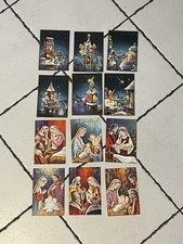 LOTTO 12 CARTOLINE BUON NATALE Bambini Religiose Case Neve Vintage Anni 70