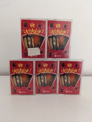 Kassette 5x Vive L'Akkordeon Walzer Java Tango Reader's Digest 1993 Frankreich K7