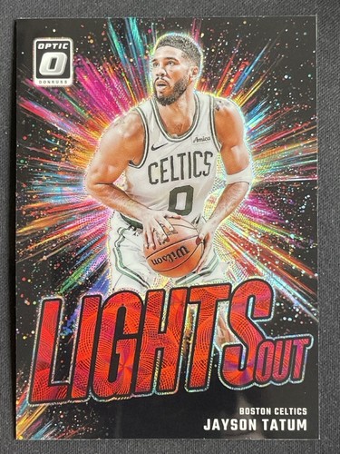 Jayson Tatum 2024-25 Panini Donruss Optic Lights Out International #12
