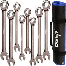8pcs Large Wrench Set Nickel Plating Jumbo Ratcheting Wrench Set Metric Sae Co
