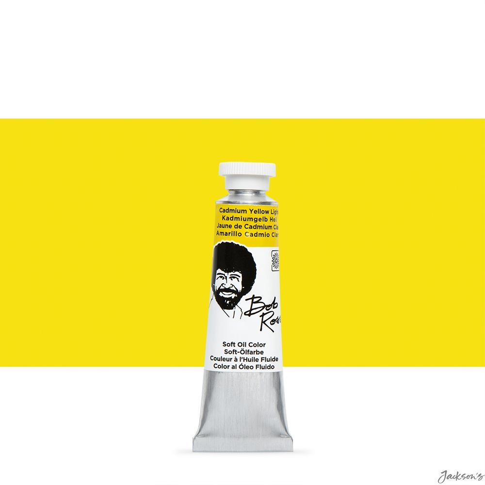 Bob Ross Soft Oil Paint Cadmium Yellow Light 37ml Floral Painting