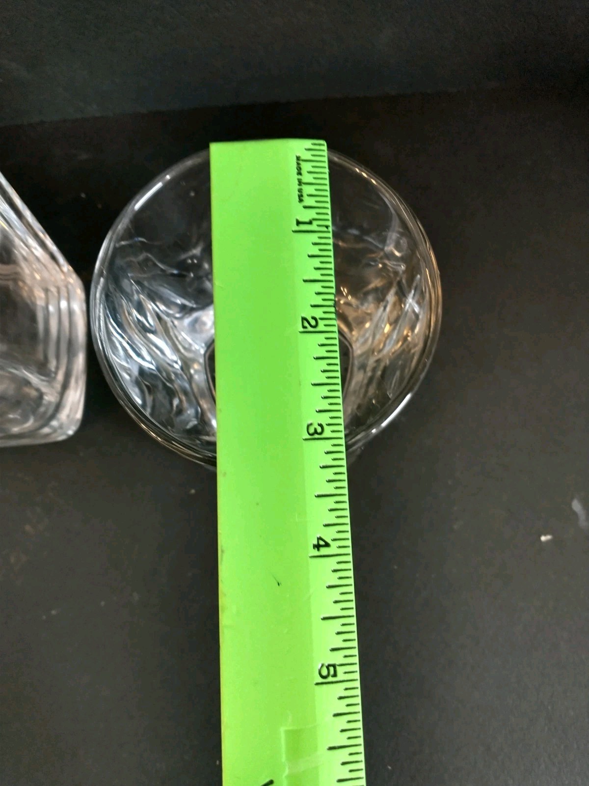 Vintage Set Of 2 Makers Mark Whiskey Glasses One Square And One Round 