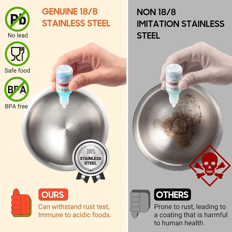 Juego De Mortero Mortero Acero Inoxidable Molinillo De Especias Con Protectora - Image 4 of 4