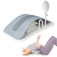 Back Stretcher for Lower Back Pain Relief - Adjustable Lumbar Back Board - Ba...