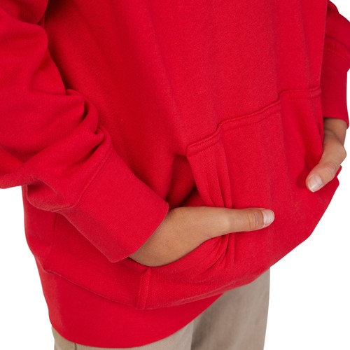 Fox Racing Youth Absolute Fleece Pollover Hoodie Long Sleeve Comfort Flame Red - Picture 4 of 4