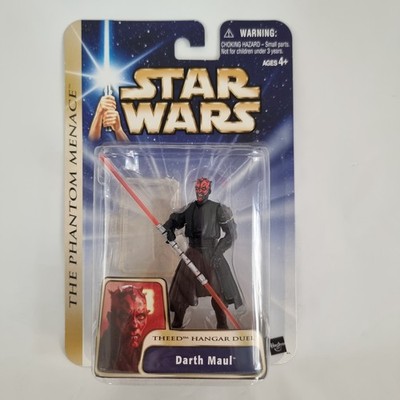 STAR WARS Saga Line 2004 DARTH MAUL (Theed Hangar Duel) #25 MOC OVP Hasbro