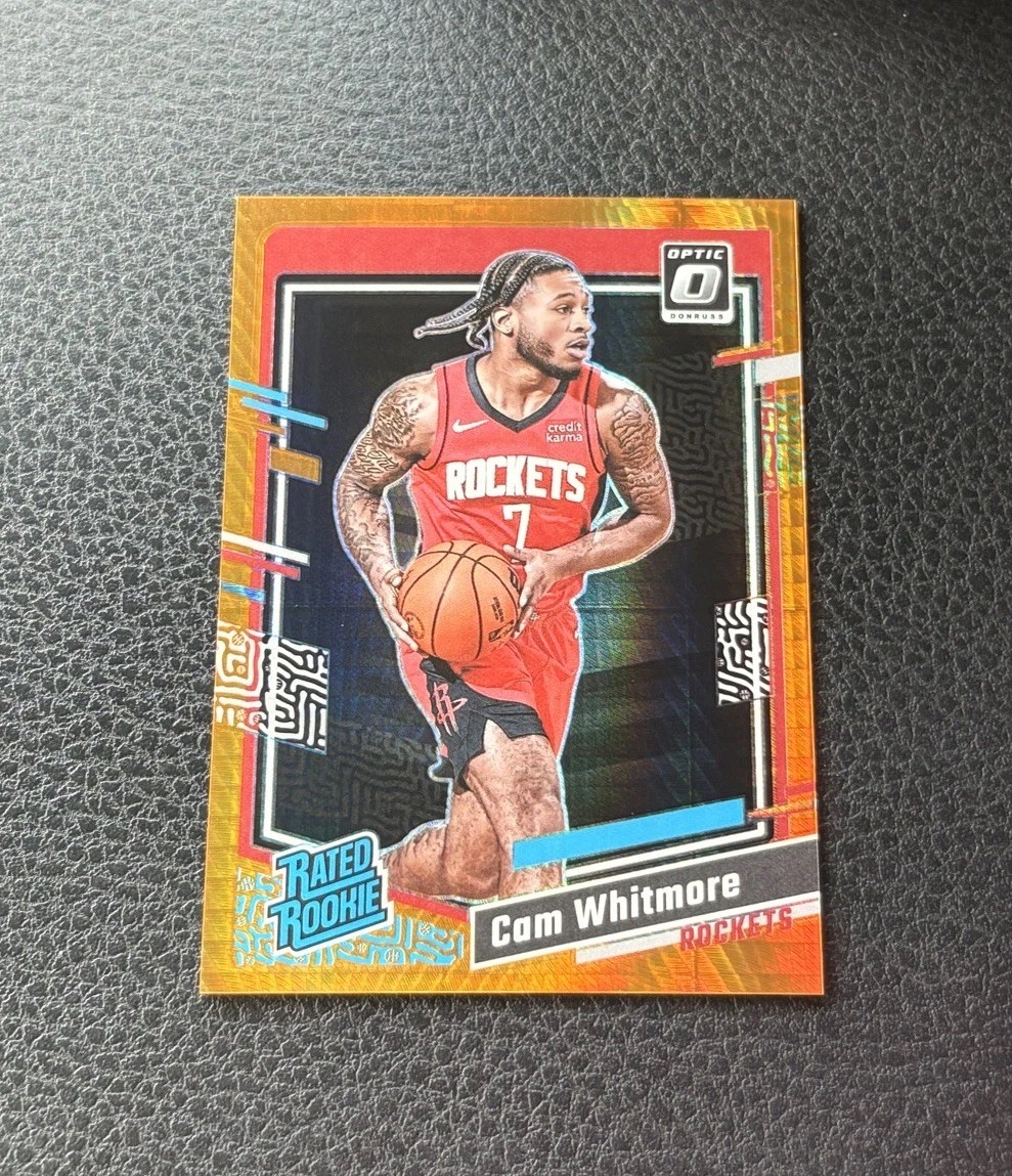 2023-24 Donruss Optic - Rated Rookie Cam Whitmore #217 Orange Hyper Prizm /99