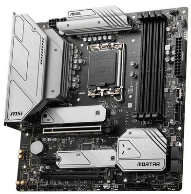 Msi Mag B660M Mortar Max Wi-Fi Ddr4 B660 Lga1700 Ddr4-3200 Pcie 4.0 X16 Micro