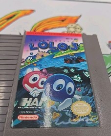 Adventures of Lolo 3 Nintendo NES aut&eacute;ntico con funda OEM 
