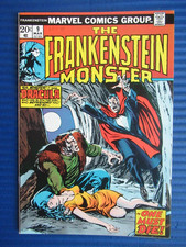 THE FRANKENSTEIN MONSTER # 9 - (VF+) -FRANKENSTEIN VS DRACULA-ONE MUST DIE-BURN