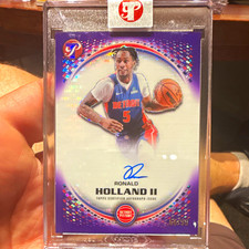 2025-26 Topps Pristine Ron Holland Ii Pistons Rookie Auto Purple 99 2025-26 Topps Pristine Ron Holland Ii Pistons Rookie Auto Purple 99