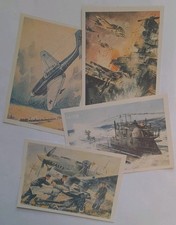 Feldpostkarten 2. Weltkrieg 4 Stück, Sehr Schöne Reproduktion