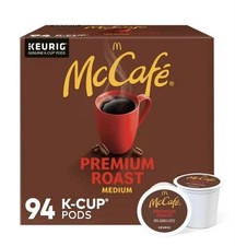 McCafe Premium Medium Roast K-Cup Coffee Pods, 94 ct.New Coffee