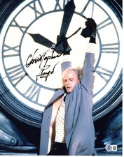 Christopher Lloyd signed 11x14 Photo Doc Brown Back to the Future Beckett