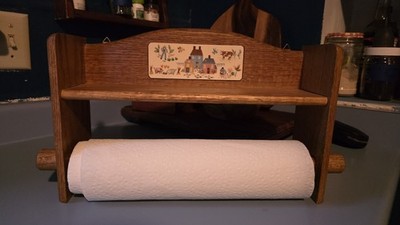 Rare Vintage 1990s Paper Towel Holder By International Heartland