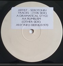 SEROTONIN - DRAMATICAL STYLE / RUMBLISM - KROME & TIME - KT001 - HARDCORE - RARE