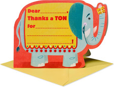 Thank You Card from Child Fill in the Blank 