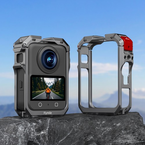 Protective Frame Metal Mount w/Lens Protection Cover For DJI Osmo 360 Camera - Picture 8 of 8