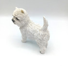 Westie Figurine Hand Painted Resin Statue 1991 — photo 2