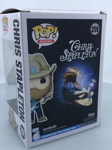 Funko POP! Figura Vinilo Rocks Chris Stapleton #259 CAJA DAÑADA VER FOTOS - Imagen 6 de 14