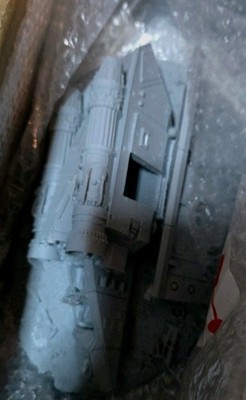 downed valkyrie crashed terrain 40k forge world imperial armour guard resin oop 
