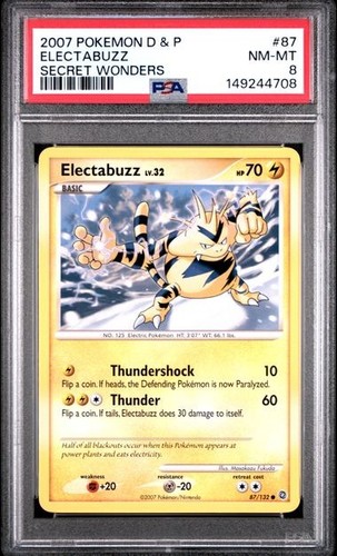 Electabuzz graded PSA 8 for sale on eBay