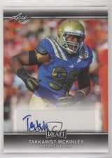 2017 Leaf Draft Auto Takkarist McKinley #A-TM1 Auto 01jy