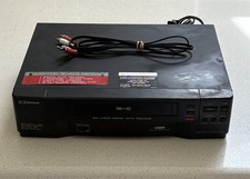 Emerson Model VCR4003A D/A 4-Head VCR with AV Cable Tested Works 