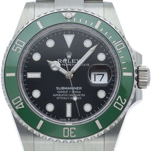 ROLEX Submariner Date Watch Green 126610LV Stainless Steel mensWatch black b...