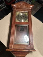 Vintage Rare Kieninger Wall Pendulum Clock No Pendulum Good Condition