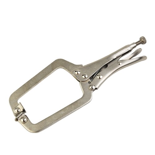 1 Pcs Locking C-Clamp Pliers 6" Vice Grip Easy Quick Release Micro-Adjustment - Picture 5 of 15